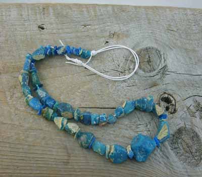 Ancient Afghanistan Glass Necklace - high quality